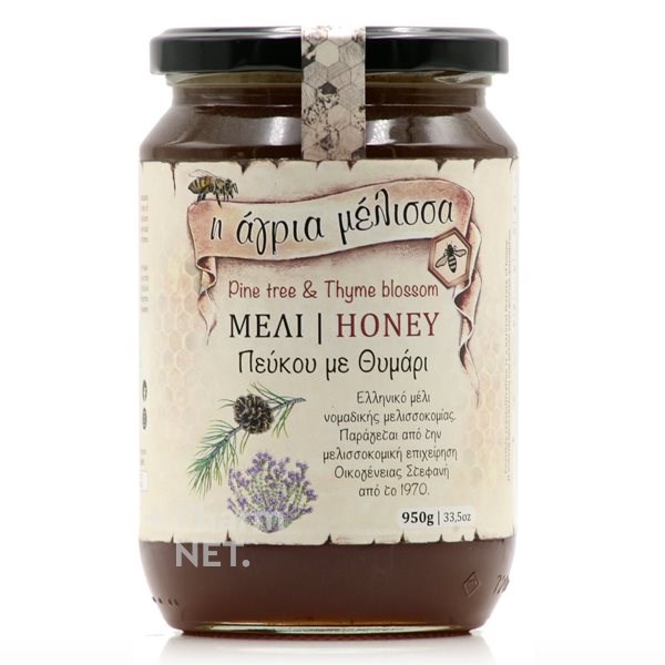 Μέλι Πεύκου με Θυμάρι Η Άγρια Μέλισσα 950ml